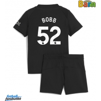 Manchester City Oscar Bobb #52 Bortedraktsett Barn 2025-26 Kortermet (+ Korte bukser)